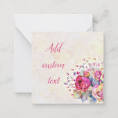 春フローラ ノートカード (正面)