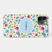 春フローラ パーソナライズされた Case-Mate iPhoneケース (裏面(横))
