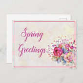 春フローラ ポストカード (正面/裏面)