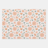 春フローラ ラッピングペーパーシート (正面2)