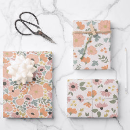 春フローラ ラッピングペーパーシート