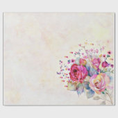 春フローラ ラッピングペーパー (フラット)