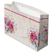春フローラ ラージペーパーバッグ (裏面アングル)