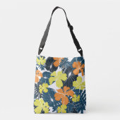 春フローリー：ヴィンテージフローラテクスチャ クロスボディバッグ (裏面)