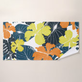 春フローリー：ヴィンテージフローラテクスチャ バスタオル (バスタオル)