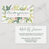 春フ結婚ラワー&パーティーセンター 名刺 (正面/裏面)