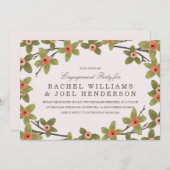 春ブズ婚約パーティ招待状 招待状 (正面/裏面)