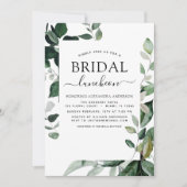 春ブライダルシャワールンチョングリーンリー招待状 招待状 (正面)