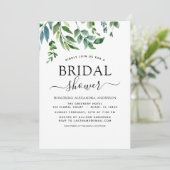 春ブライダルシャワー緑 招待状 (スタンド正面)