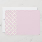 春ブラウス招待状 招待状 (裏面)