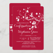 春ブラウス招待状 招待状 (正面/裏面)