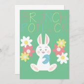 春ブランチ招待状 招待状 (正面/裏面)