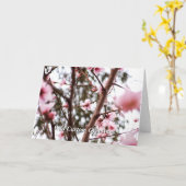 春ブリーズブロッサムフラワーグリーティングカード カード (黄色い花)