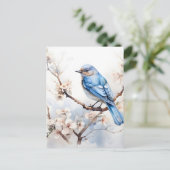 春ブルーバードインザブルーミングツリー シーズンポストカード (スタンド正面)