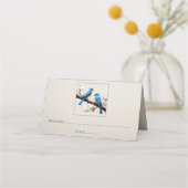 春ブルーバード披露宴 プレイスカード (正面)