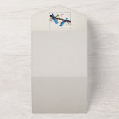 春ブルーバ結婚ーズ オールインワン招待状 (外側)