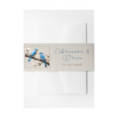 春ブルーバ結婚ーズ 招待状ベリーバンド (正面例)