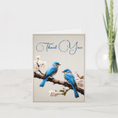 春ブルーバ結婚ードズサンキュー サンキューカード (正面)