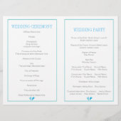 春ブルーフラワーズフローラ結婚式 (裏面)