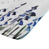 春ブルーベルズバタフライフローラ カッティングボード (角)