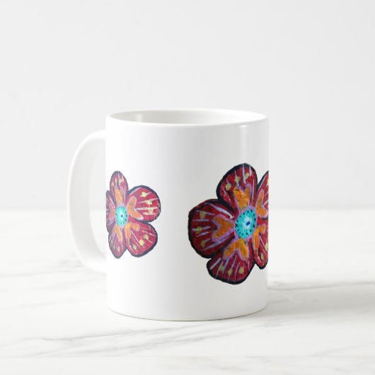 春ブロッサムスケッチ325 mlクラシックホワイトマグ コーヒーマグカップ (正面左)