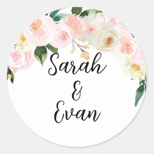 春ブロッサムステッカー ラウンドシール (正面)