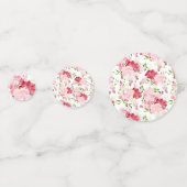 春ブロッサムフローラベビーシャワー紙吹雪 コンフェッティ (裏面)