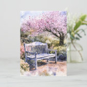 春ブロッサムベンチウォーター色 案内状 (スタンド正面)