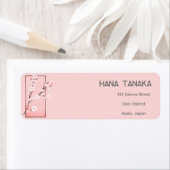 春ブロッサム – 桜-モノグラムの ラベル (インサイチュ)