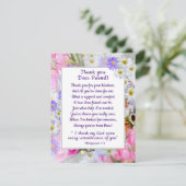 春ブーケサンキュークリスチャンフレンドカード カード (スタンド正面)