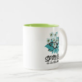 春ブーケチャーム-春は空気フローラ ツートーンマグカップ (正面右)