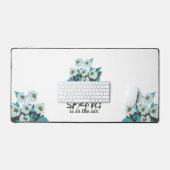 春ブーケチャーム-春は空気フローラ デスクマット (キーボード&マウス)
