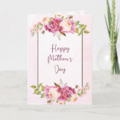 春ブーケハッピーマザーズデイ カード (正面)