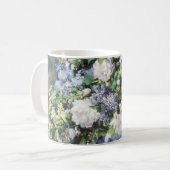 春ブーケバイピエールルノアールヴィンテージ花 コーヒーマグカップ (正面左)