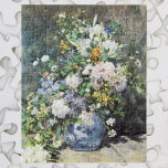 春ブーケバイピエールルノアールヴィンテージ花 ジグソーパズル<br><div class="desc">春ブーケ(1866)ピエール・ルノアールはヴィンテージフローラ素晴らしアートがまだ生き生きとし絵画ている。青い花瓶の庭から美しい花の春の花の花束。アーティストについて：ピエール・アウグスト・ルノアール(1841-1919)は印象派スタイルの発展の第一人者である。ルノアールの絵画は明るく飽和色鮮やかで有名で、最も親密で率直な構成の人々に焦点を当てることが多い。</div>