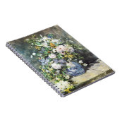 春ブーケバイピエールルノアールヴィンテージ花 ノートブック (右側)