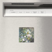 春ブーケバイピエールルノアールヴィンテージ花 マグネット (インサイチュ (食洗機))