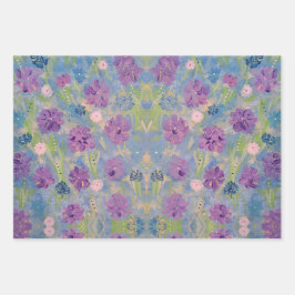 春ブーケフローラ包装紙 ラッピングペーパーシート