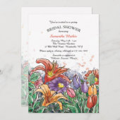 春ブーケ招待状 招待状 (正面/裏面)