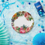 春ブーケ紙プレート ペーパープレート (パーティー)