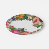 春ブーケ紙プレート ペーパープレート (アングル)