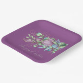 春ブーケ紙プレート ペーパープレート (傾斜あり)