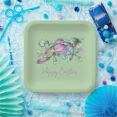 春ブーケ紙プレート ペーパープレート (パーティー)