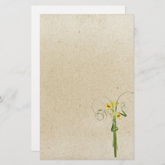 春ブーケ 便箋 (正面/裏面)