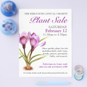 春プラントセールクロッカアートプロモフライヤー チラシ (シングル)