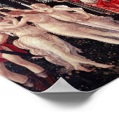 春プリマヴェラサンドロボッティチェリルネッサンス ポスター (角)