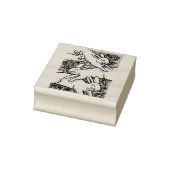 春ヘアーズバニーゴム印 ラバースタンプ (スタンプ)