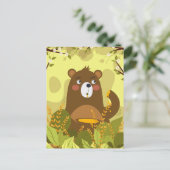 春ベア ポストカード (スタンド正面)