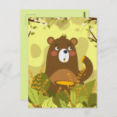 春ベア ポストカード (正面/裏面)