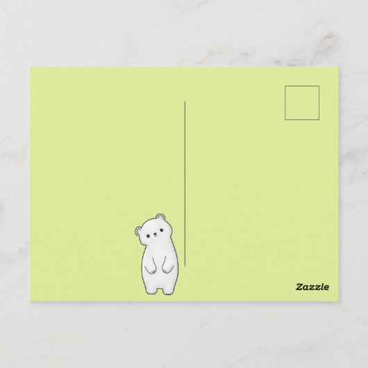 春ベア ポストカード (裏面)